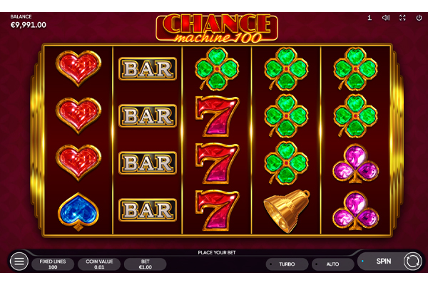 Сhance Machine 100 Slot Free Play