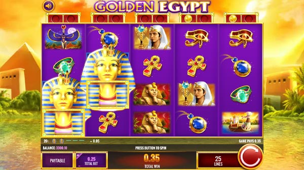 Golden Egypt Slot Win